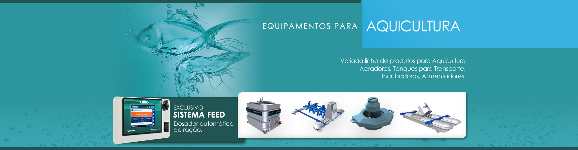 Equipamentos para aquicultura